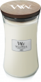WoodWick Linen Large Candle