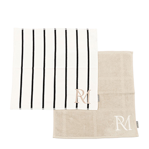 RM Stripes&Check Kitchen Towel 2pcs