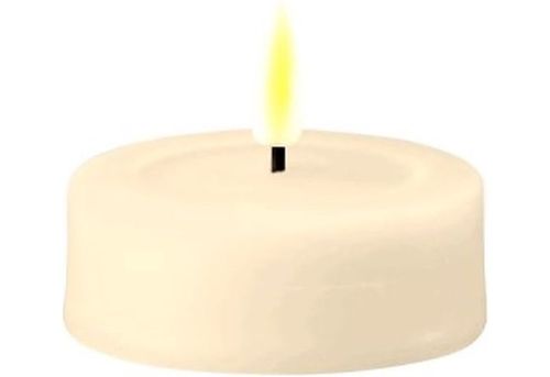 LED Waxinelichtjes Real Flame JUMBO Cream 2 stuks 6,1 x 5,5 cm Deluxe Homeart